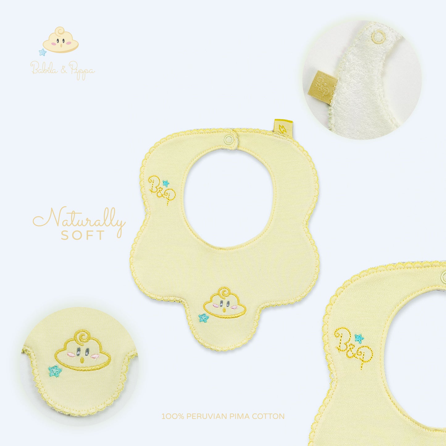 Baby Bib "Golden Mist"