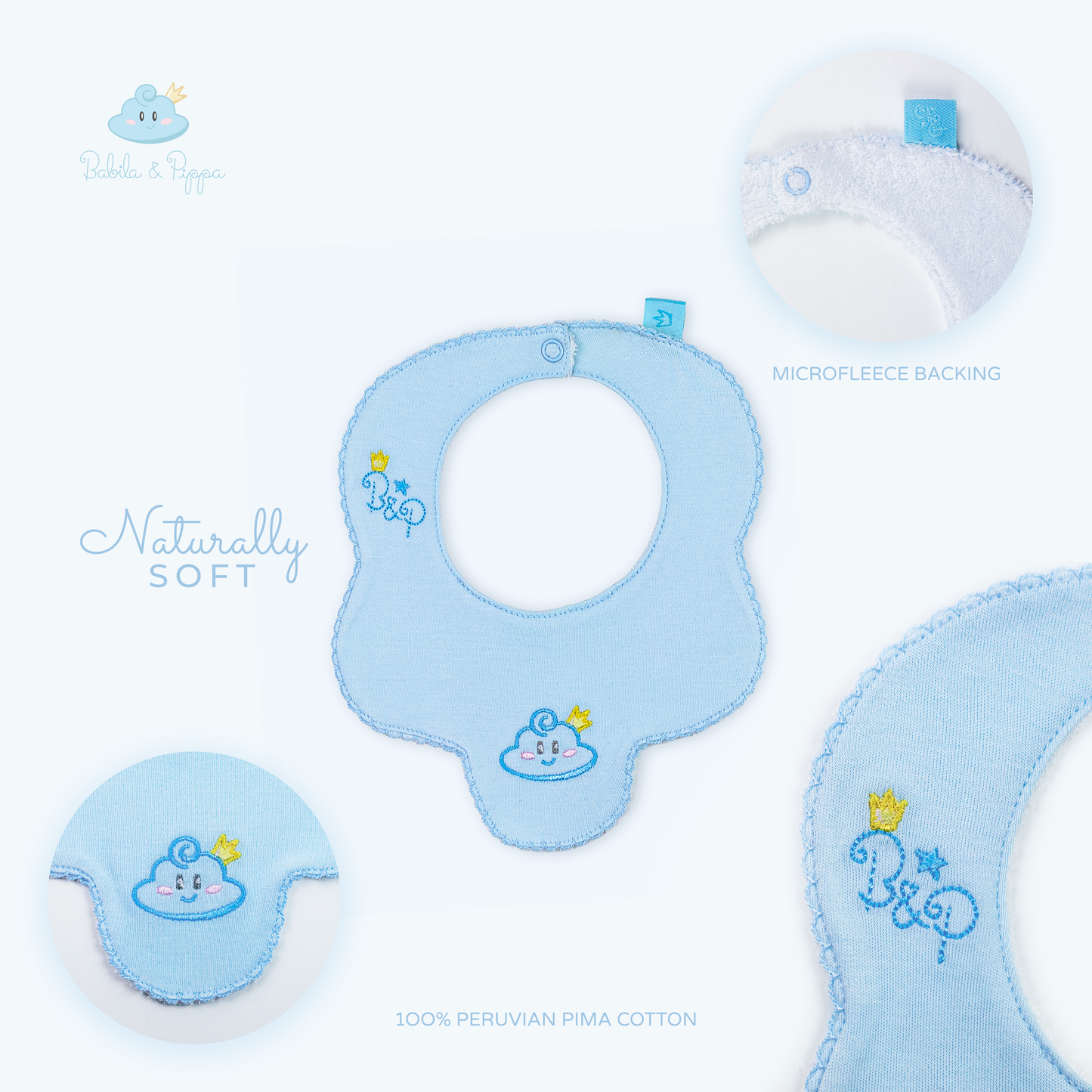 Baby Bib "Quiet Tide"